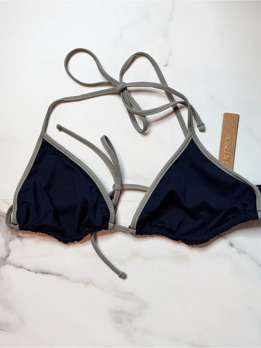 NWT Skims Signature Swim Triangle Bikini Top